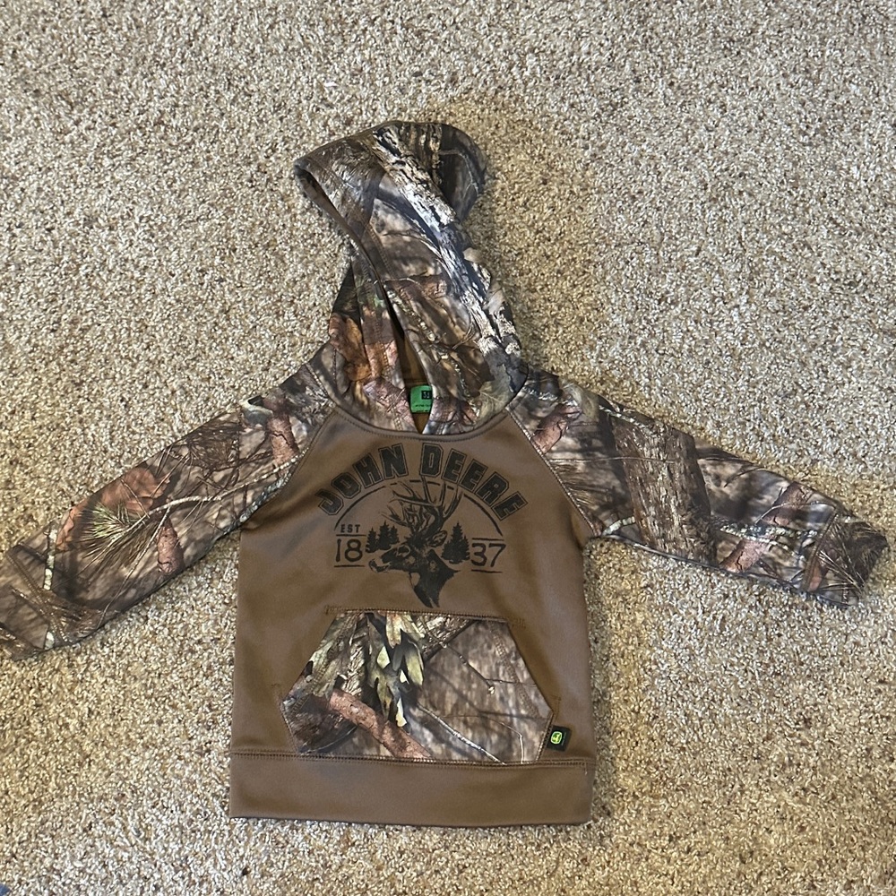 John Deere Kids Woodland Camo Hoodie
